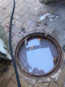 overflowing drain who is responsible Blackpool