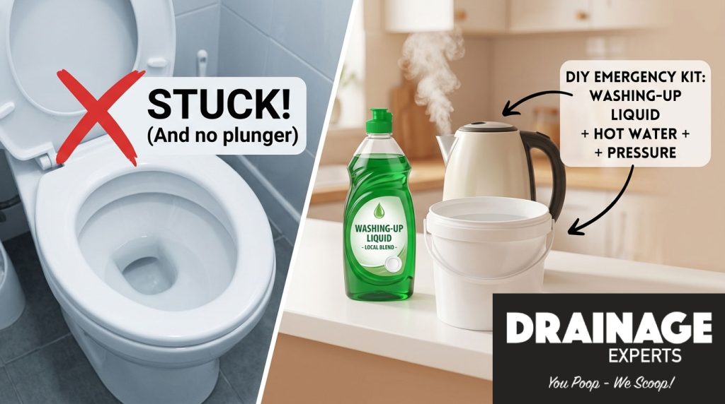 Panic in Poulton: How to Unblock Your Toilet When You Don’t Have a Plunger