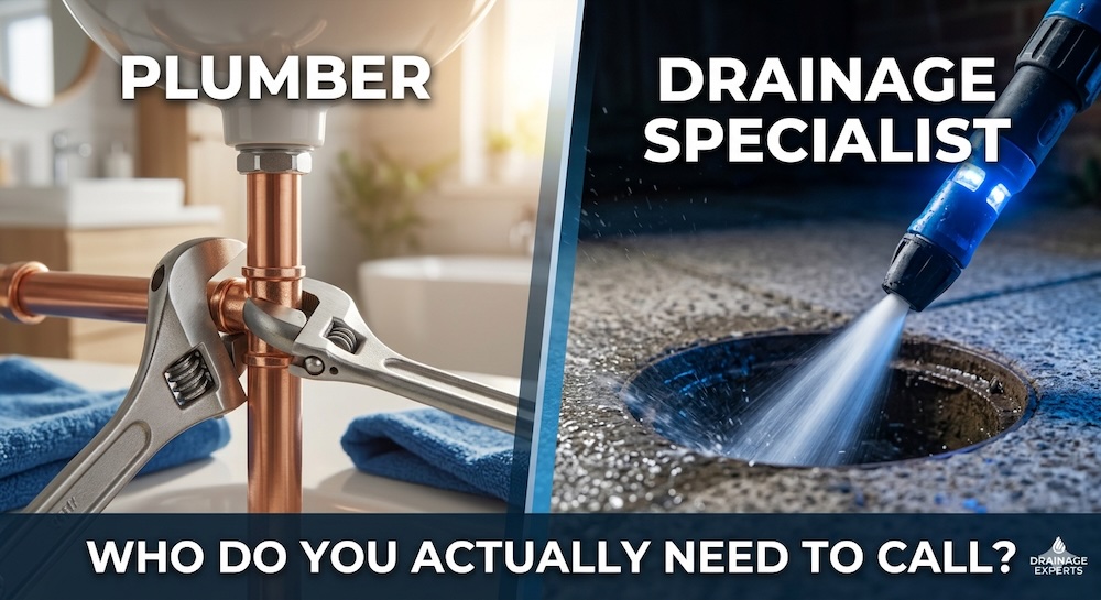 Plumber or Drainage Specialist? How to Choose the Right Expert