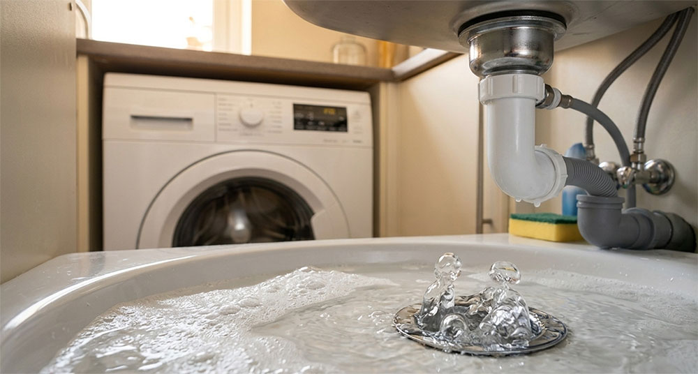 Why Does My Sink Gurgle When the Washing Machine Drains?
