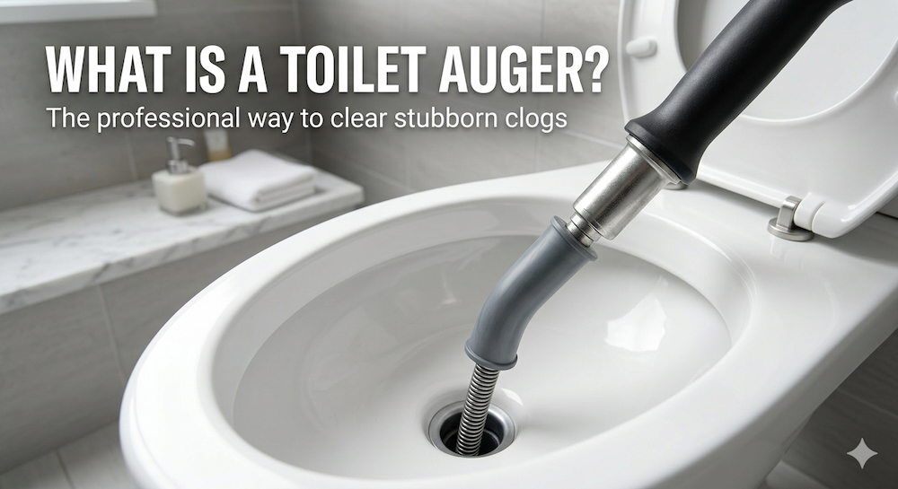 What is a Toilet Auger? The Professional Way to Clear Stubborn Clogs