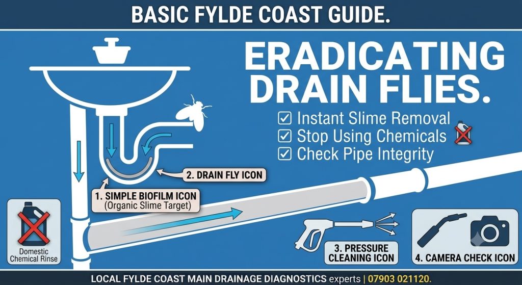 How to Get Rid of Drain Flies Permanently (The Fylde Coast Guide)